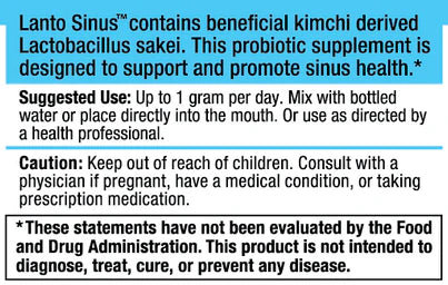 Lanto Sinus Probiotic Powder