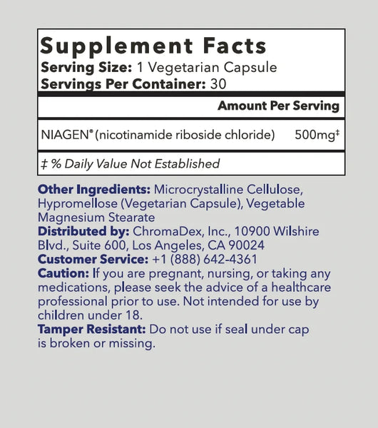 Tru Niagen® 500mg